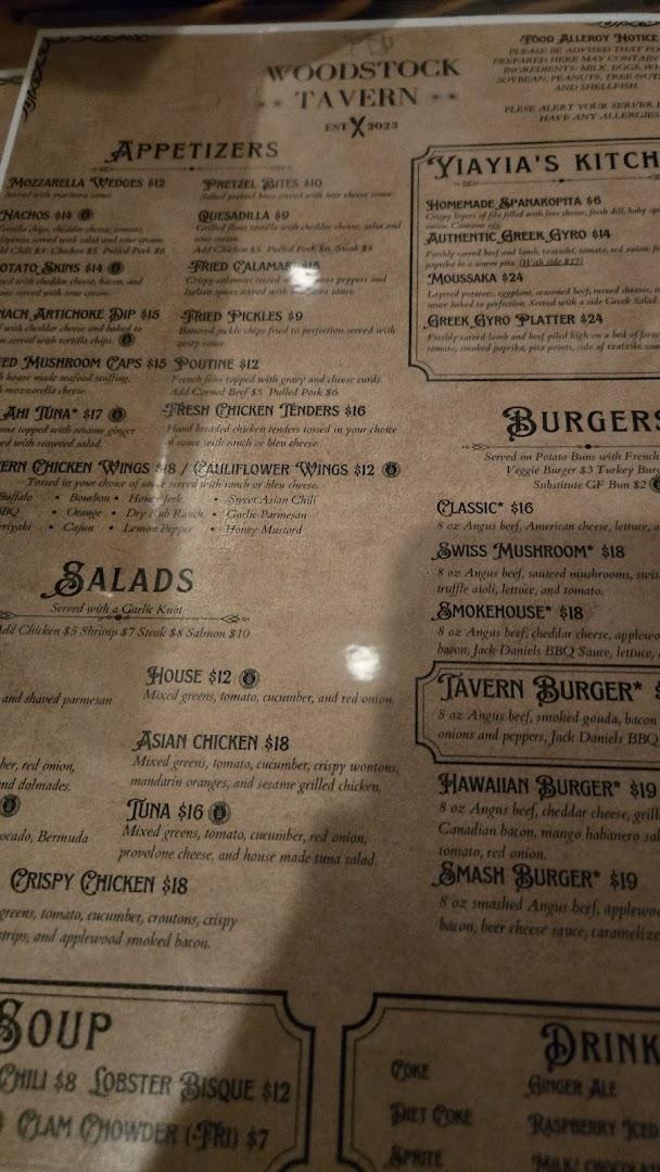 Woodstock Grill & Pizza